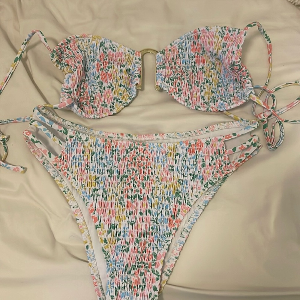 SHEIN MultiColored Floral Bikini